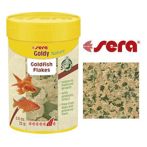 Goldfish Food: Sera Goldy Nature Goldfish Flakes 22gm