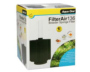 Aquarium Filtration: Aqua One Sponge Filter Air136