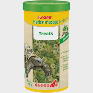 Reptile Food: Sera Herbs n Loops (Treats) 120gm