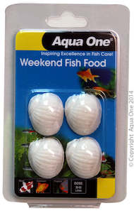 Aqua One Weekend Fish Food Block 20g