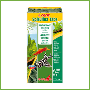 Sera Spirulina Tabs 24 Tablets. Sticks to Glass