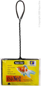 Fish Nets: Aqua One Fish Net - 8 Inch Coarse