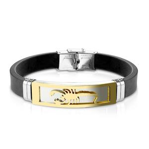 Scorpion Embossed Bracelet - Gold