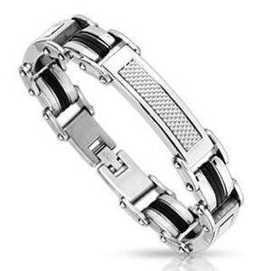 WHITE STAINLESS STEEL BRACELET