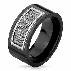 Titanium Rings: ELUSIVE 10MM MEN'S WEDDING RING