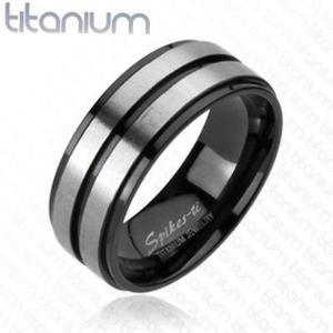 Titanium Rings: YE HA 8mm MEN'S WEDDING RING
