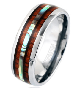 Tungsten Rings: SUBLIME 8MM TUNGSTEN RING