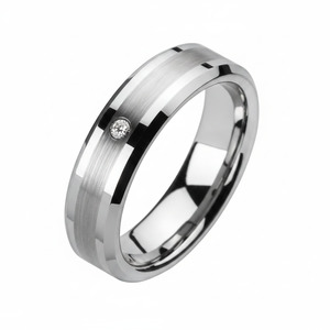 MARBLE 7mm TUNGSTEN MEN'S RING