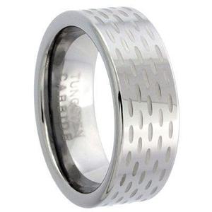 Tungsten Rings: KNIFE FIGHT 8mm TUNGSTEN MEN'S RING