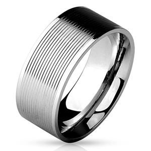 Steel Rings: Groovy Mens Steel Ring