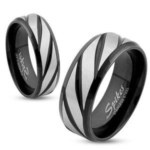STRIPE 8MM MENS RING