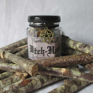 Black Bear Apothecary: Witch Hazel Apothecary Herb Jar