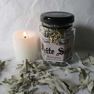 Black Bear Apothecary: White Sage Apothecary Herb Jar