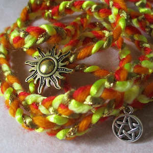 Solar God Witches Charm Cord