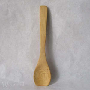 Apothecary Tools Kit: Bamboo Wooden Spoon - Flat Base