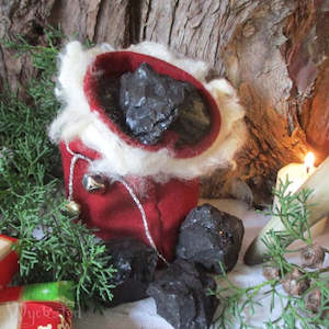Apothecary Tools Kit: Krampus Kohle Woollen Sacks