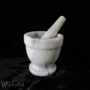 Marble Mortar and Pestle - Preloved