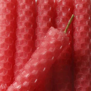 Rose Pink Beeswax Mini Spell Candle