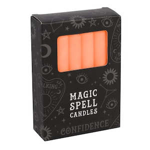 Summer Solstice: Magic Orange Spell Candles Box of 12