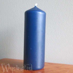 Autumn Equinox: Pillar Candle Navy Blue