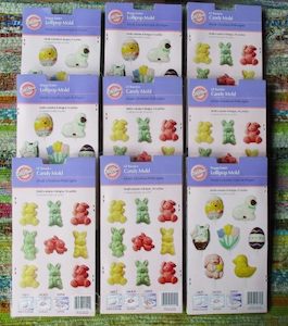 Wilton Spring Bulk Candy Moulds x 9 - Clearance Stuff