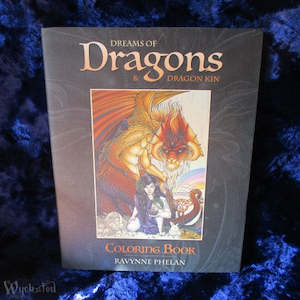 The Witches Library: Dreams of Dragons Coloring Book - Clearance Stuff