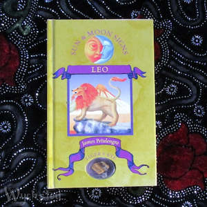 Leo Book with Tigers Eye Crystal - Preloved Book