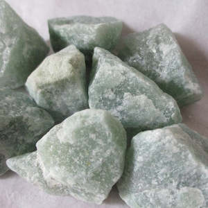 Crystals And Gemstones: Green Aventurine Rough 35-37gm