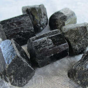 Black Tourmaline, Schorl Rough 8-9gm