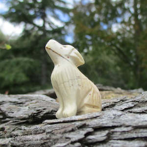 Animal Magick: Wolf Pup Soapstone Animal WP11