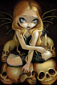 Greeting Cards: Greeting Card Candle in the Dark