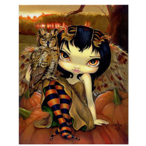 Greeting Card Owlyn in Autumn - Clearance Stuff