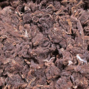 The Crafty Witch: Lambs Wool Corridale X - Dark Brown 100gm