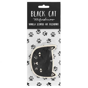 Home And Cottage Wares: Black Cat Air Freshener - Clearance Stuff