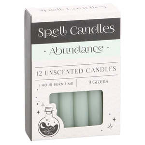 Abundance Spell Candles - Pack of 12