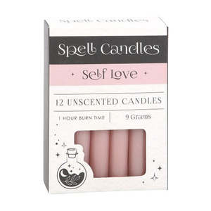 Candles: Self Love Spell Candles - Pack of 12