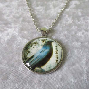 Jewellery: Raven Poe Cabochon Pendant