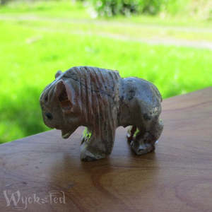 Bison Soapstone Animal B2