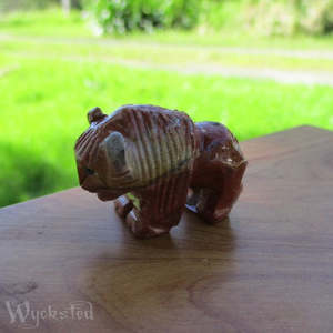 Animals And Beasts: Bison Soapstone Animal B1