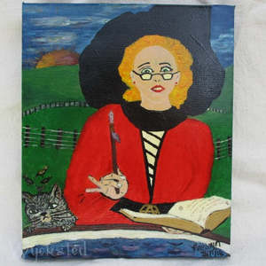 Art And Charts: Ms Spellcaster Painting - R Collins