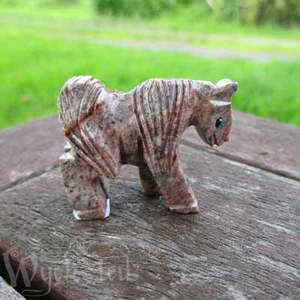 Horse Soapstone Animal H6