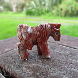 Sagittarius: Horse Soapstone Animal H3