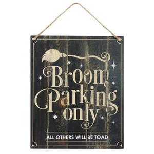 Signs And Prints: Broom Parking Sign - Clearance Stuff
