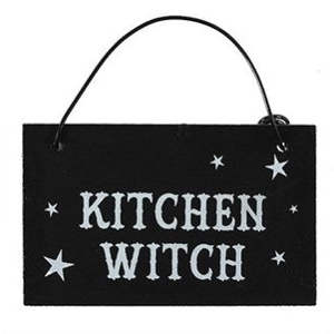Kitchen Witch Mini Sign - Clearance Stuff