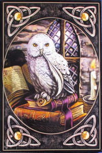Spell Keeper Owl Designer Art Tile