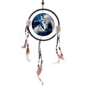 Animal Art And Prints: Dreamcatcher Unicorn Sacred Love