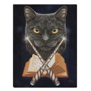 Animal Art And Prints: Magick Maker Cat Canvas Print - Clearance Stuff