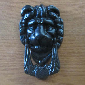 Blacksmith And Iron: Lions Head Cast Iron Door Knocker