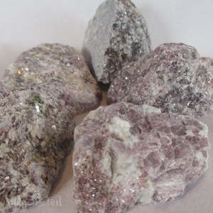 Crystals And Gemstones: Lepidolite Rough 24-25gm