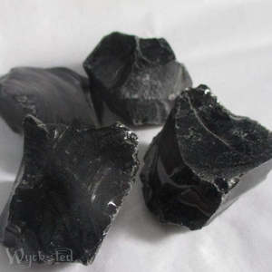 Crystals And Gemstones: Black Obsidian Rough 27-30gm